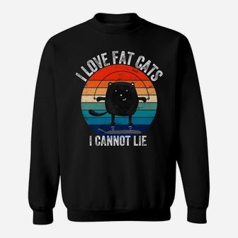 Chonk I Love My Fat Little Cat Fluffy Chunky Feline Lovers Sweatshirt | Crazezy