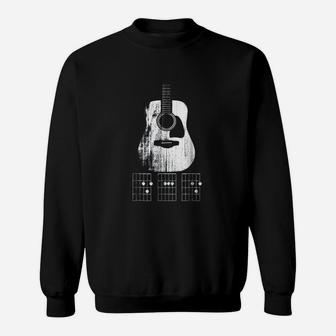 Chords Acoustic Guitar Sweatshirt - Thegiftio