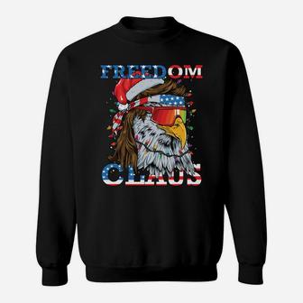 Christmas Bald Eagle Mullet Usa Patriotic Christmas Eagle Sweatshirt | Crazezy