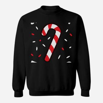 Christmas Candy Cane Sweet But Twisted Funny Christmas Xmas Sweatshirt Sweatshirt | Crazezy DE