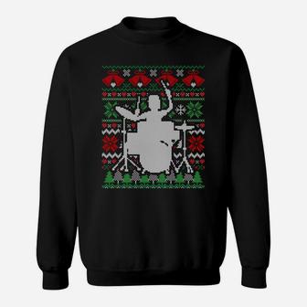 Christmas Drum Drummer Gift Sweatshirt | Crazezy