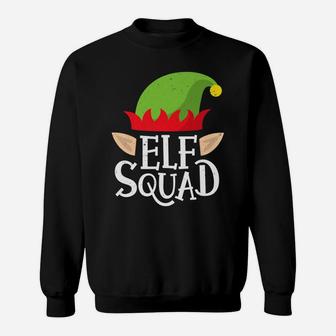 Christmas Elf Squad Family Matching Pajamas Funny Xmas Elves Sweatshirt | Crazezy DE