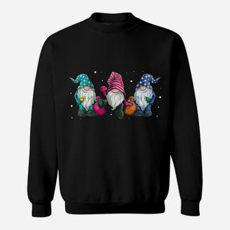 Christmas Gifts Hanging With My Gnomies Funny Garden Gnome Sweatshirt | Crazezy AU