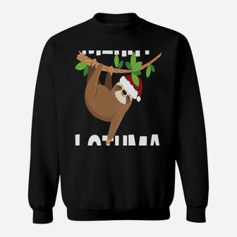 Christmas Merry Slothmas Sloth Animal Design Sweatshirt Sweatshirt | Crazezy CA