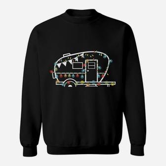 Christmas Ornaments Camper Decoration Funny Camping Lovers Sweatshirt | Crazezy UK