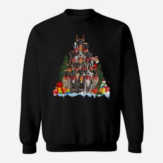 Christmas Pajama Great Dane Xmas Tree Gifts Dog Dad Mom Sweatshirt Sweatshirt | Crazezy AU