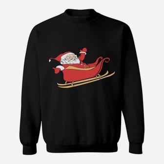 Christmas Santa Nothing For You Design Sweatshirt | Crazezy DE