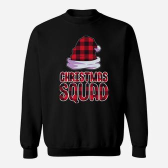 Christmas Squad Family Group Matching Christmas Party Pajama Sweatshirt | Crazezy