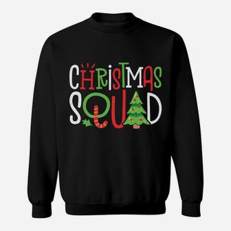 Christmas Squad Family Matching Pajamas Boys Kids Xmas Tree Sweatshirt | Crazezy UK