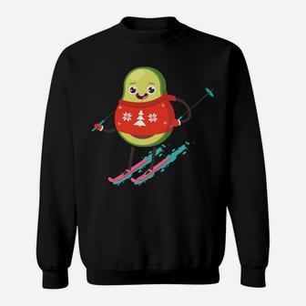 Christmas Vegan Funny Avocado Xmas Kids Boys Girls Gift Sweatshirt Sweatshirt | Crazezy CA