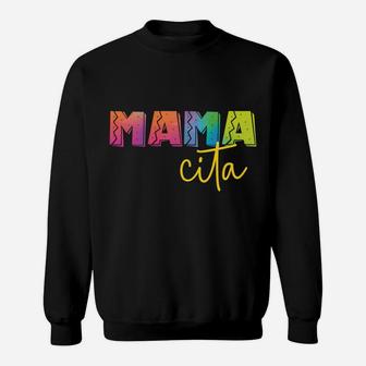 Cinco De Mayo Rainbow Watercolor Tie Dye Mamacita Sweatshirt | Crazezy DE