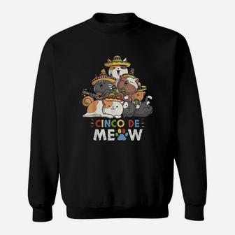 Cinco De Meow Sweatshirt | Crazezy DE