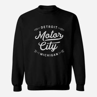 Classic Detroit Motor City Michigan Auto Enthusiast Sweatshirt - Thegiftio UK