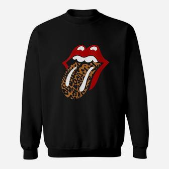 Classic Leopard Tongue Sweatshirt | Crazezy