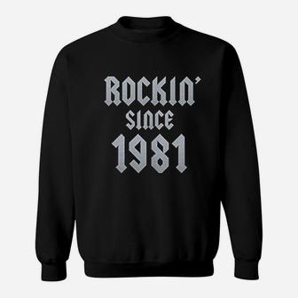Classic Rock 1981 40Th Birthday Sweatshirt | Crazezy