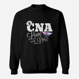 Cna Certified Nursing Assistants Support Caduceus Nurse Cap Sweatshirt | Crazezy