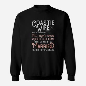 Coastie Wife Us Coast Guard Uscg Sweatshirt - Thegiftio