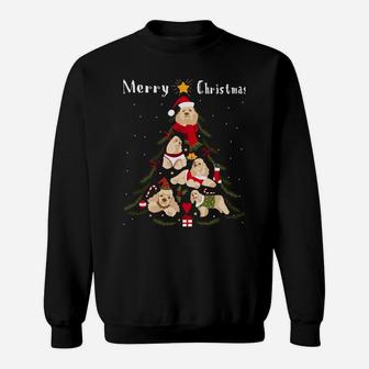 Cocker Spaniel Christmas Tree Xmas Dog Lover Sweatshirt | Crazezy UK
