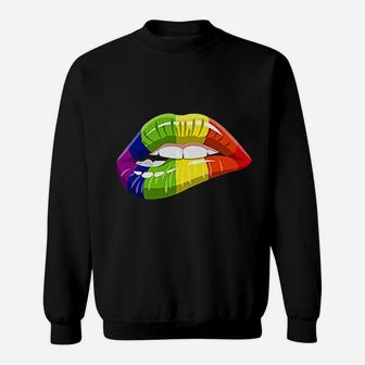 Colorful Lip Sweatshirt | Crazezy UK
