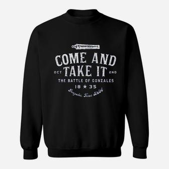 Come And Take It The Battle Of Gonzales Sweatshirt - Thegiftio UK