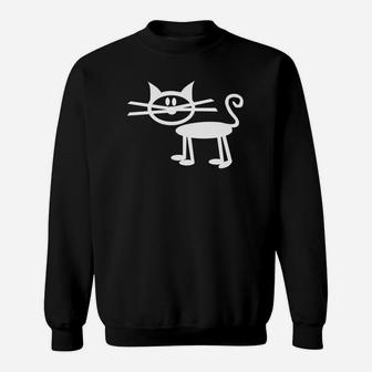 Comic Cat Sweatshirt - Thegiftio UK