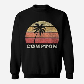 Compton Ca Vintage 70S Retro Throwback Design Sweatshirt | Crazezy UK