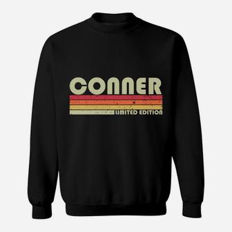 Conner Surname Funny Retro Vintage 80S 90S Birthday Reunion Sweatshirt | Crazezy DE