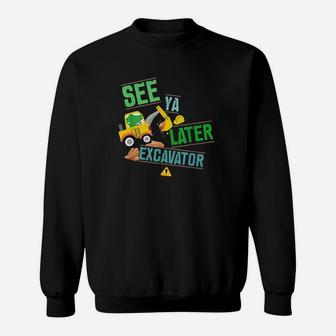 Construction Digger Sweatshirt - Thegiftio UK