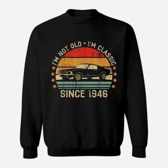 Cool Car Mens 75Th Birthday Gift For 75 Year Old Men & Women Sweatshirt | Crazezy