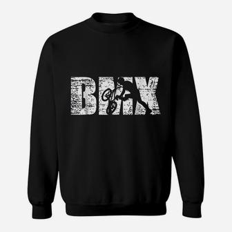 Cool Distressed Bmx For Bmx Riders Sweatshirt | Crazezy UK