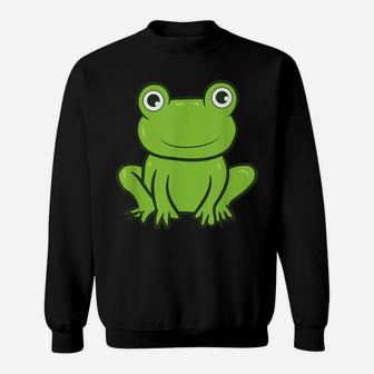 Cool Frog Costume Cute Frog Animal Funny Frog Lover Gift Sweatshirt | Crazezy