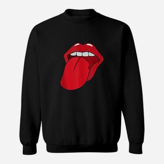 Cool Lips Bite Kiss Me Sweatshirt | Crazezy UK