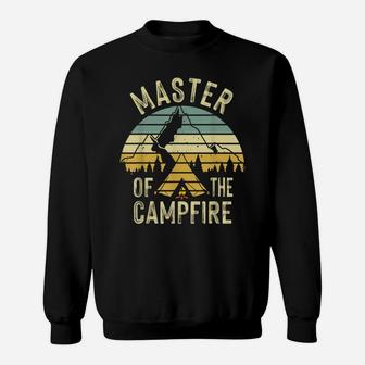 Cool Master Campfire Funny Camping Gift For Kids Men Women Sweatshirt | Crazezy AU