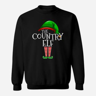 Country Elf Group Matching Family Christmas Gift Outfit Set Sweatshirt | Crazezy