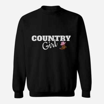 Country Girl Country Music Lover Sweatshirt | Crazezy CA