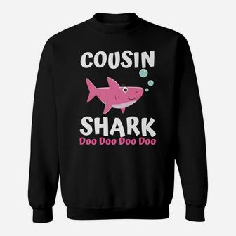 Cousin Shark Doo Doo Shirt Matching Family Shark Shirts Set Sweatshirt | Crazezy