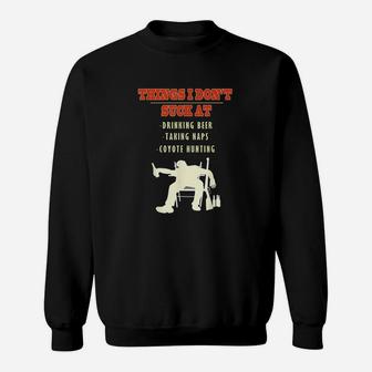 Coyote Hunting Accessories Gear Funny Trapper Hunter Sweatshirt | Crazezy