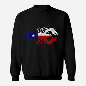 Crawfish Texas Seafood Shellfish Lone Star Southern Food Sweatshirt - Thegiftio UK