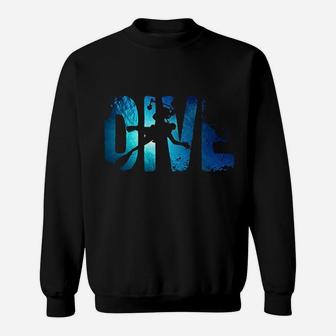 Creative Scuba Diver Sweatshirt | Crazezy CA