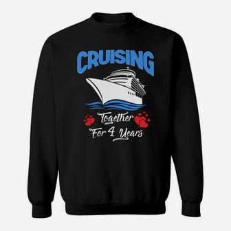 Cruising Together For 4 Years Anniversary Sweatshirt - Thegiftio UK