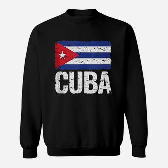 Cuba Inspired Flag Cuban Proud Sweatshirt | Crazezy