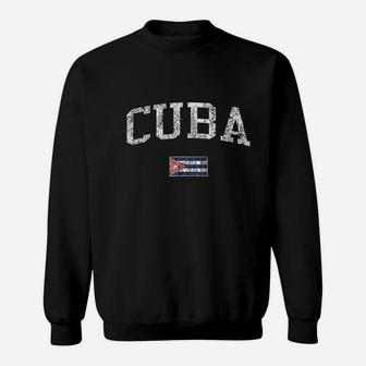 Cuba Vintage Sports Sweatshirt | Crazezy UK