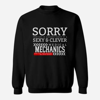 Cute And Clever Medical Assistant Love Girlfriend Mechanics Job Title Sweatshirt - Seseable