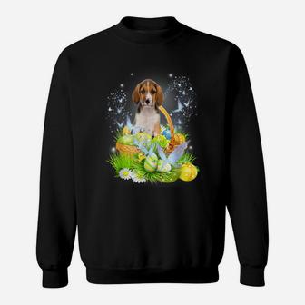 Cute Beagle Dog Pet Hunting Egg Tree Bunny Easter Day Sweatshirt | Crazezy CA
