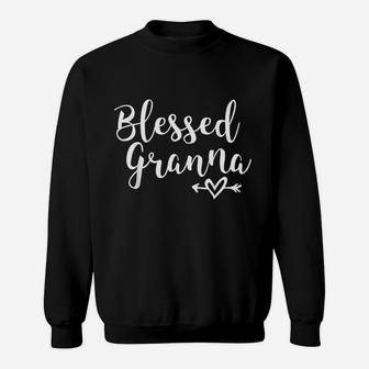 Cute Blessed Granna Grandma Sweatshirt - Thegiftio UK