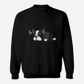 Cute Boston Terrier Gift Funny Bostie Puppy Dog Sweatshirt | Crazezy