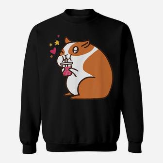 Cute Bubble Tea Hamster Drinks Boba Animals Sweatshirt | Crazezy