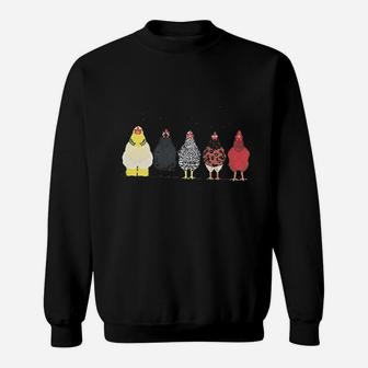 Cute Chicken Farm Boy Girl Sweatshirt | Crazezy DE