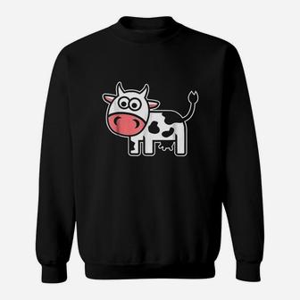 Cute Comic Cow Sweatshirt | Crazezy AU