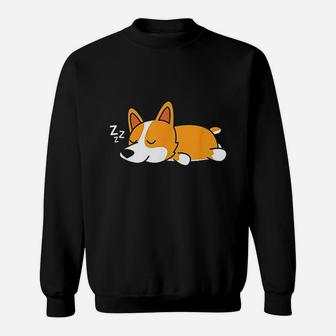 Cute Gift For Welsh Corgi Dog Lovers Nope Lazy Corgi Sweatshirt | Crazezy CA